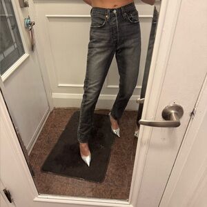 Vintage dark grey Levi’s 501 original orange tab
